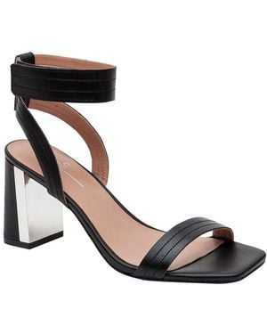 Linea Paolo Eden-L Leather Sandal - Black