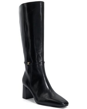 Dune Salssa Leather Boot - Black