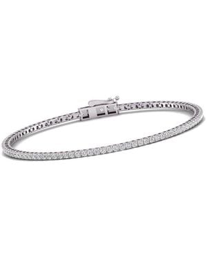 Diana M. Jewels Diana M. Fine Jewelry 14K 1.00 Ct. Tw. Lab Grown Diamond Tennis Bracelet - White