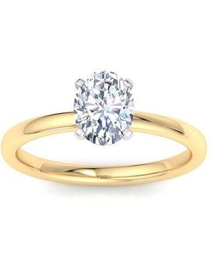 SuperJeweler 14K 1.00 Ct. Tw. Lab-Grown Diamond Ring - White