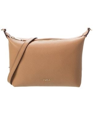 Furla Teia Leather Crossbody - Brown