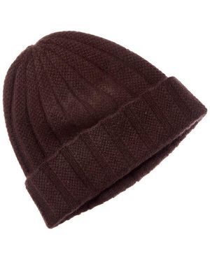 Sofiacashmere Sofiacashmere Novelty Rib Cashmere Hat - Red