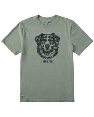Life Is Good. Crusher Lite Tee - Green