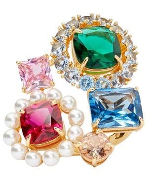 Kate Spade Cz Victoria Cluster Cocktail Ring - White