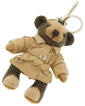 Burberry Thomas Bear Trench Coat Charm - Metallic