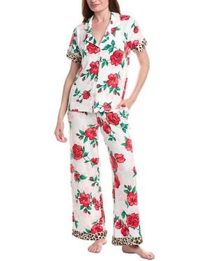 Room Service Pjs 2Pc Pyjama Set - White