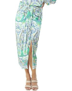 Hale Bob Draped Skirt - Blue