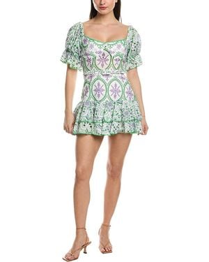 Charo Ruiz Jean Mini Dress - Blue