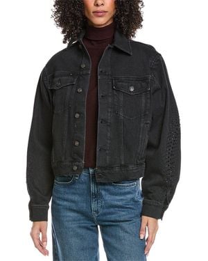 7 For All Mankind Twisted Jacket - Black