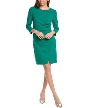 Julia Jordan Scuba Sheath Dress - Green