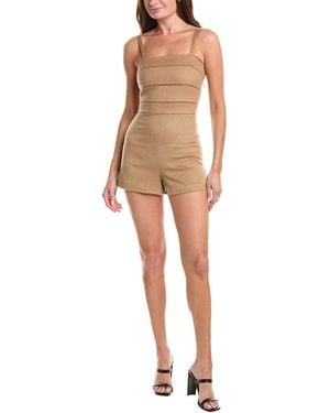 Max Mara Matassa Hair Romper - Natural