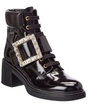 Roger Vivier Leather Boot - Black