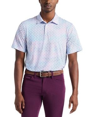 Robert Graham Cart Cruisin Knit Polo Shirt - White