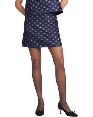 Draper James Mini Skirt - Blue