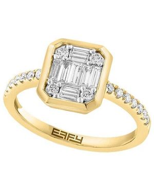 Effy Fine Jewelry 14K 0.53 Ct. Tw. Diamond Ring - Metallic