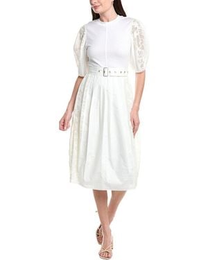 3.1 Phillip Lim Bonded Midi Dress - White