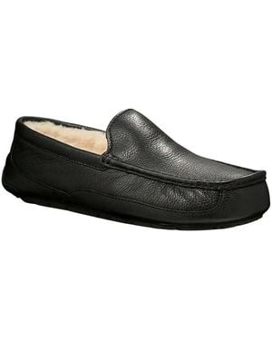 UGG Ascot Leather Slipper - Black