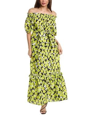 tyler boe Erin Linen Maxi Dress - Green