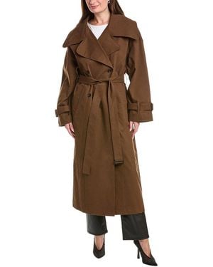 Lamarque Trench Coat - Brown