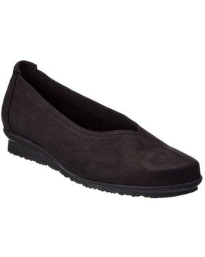 Arche Barene Leather Flat - Black