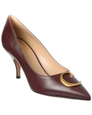 Dior Initials Leather Pump - Brown