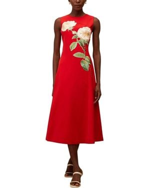 Emma way Midi Dress - Red