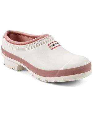 HUNTER Neo Gardener Rubber Clog - White