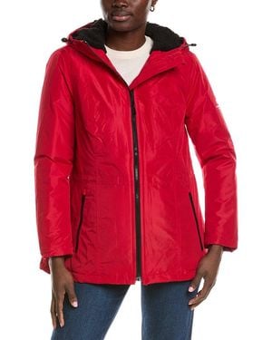 London Fog Medium Rain Coat - Red