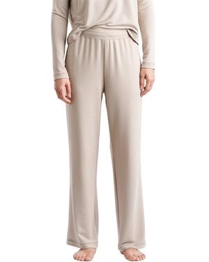 Natori Kaia Terry Everywhere Straight Leg Pant - Natural