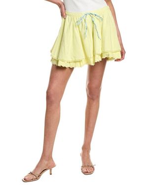 Free People Lady Tulip Mini Skirt - Yellow