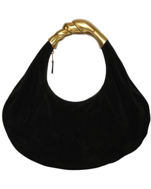 Walter Baker Lennon Suede Hobo Bag - Black