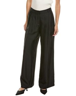 Toccin Solara Pleated Wide Leg Trouser - Black
