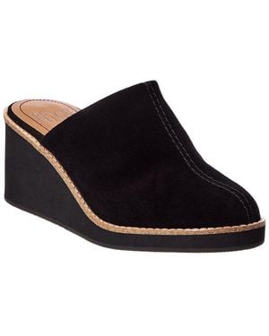 Donald J Pliner Janella Suede Mule - Black
