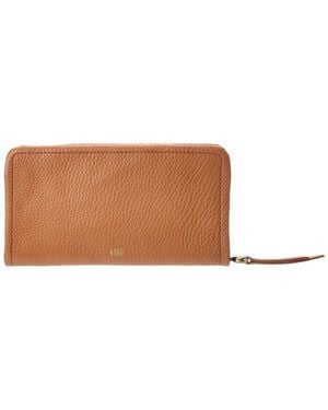 Hobo International Cass Large Leather Wallet - Brown