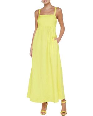 L'Agence Jessamy Empire Waist Dress - Yellow