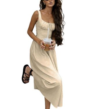ENJOY PETRA Maxi Dress - Natural