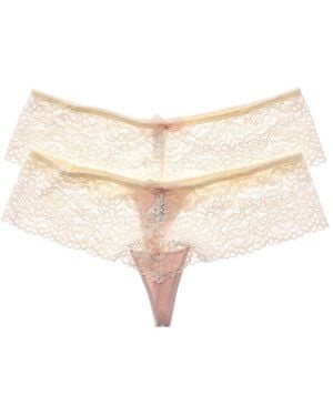 Wacoal B. Tempt'D By 2Pk Ciao Bella Tanga - Natural