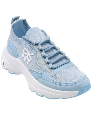 DKNY Jami Lace-Up Trainer - Blue