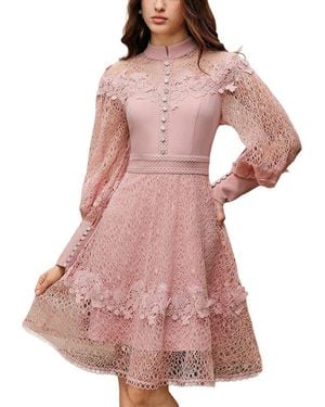 COLON DIANA Midi Dress - Pink