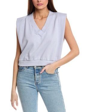 Sundry Sleeveless Sweatshirt - Blue