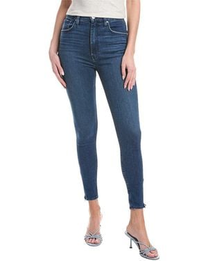 Hudson Jeans Centerfold Extreme High-Rise Mod Super Skinny Ankle Jean - Blue