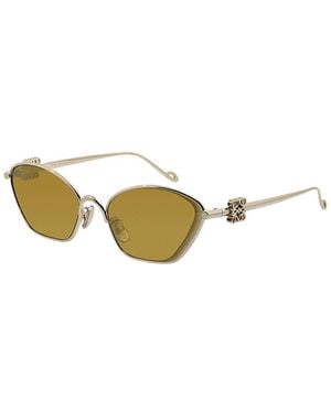 Loewe Anagram 57Mm Sunglasses - Metallic