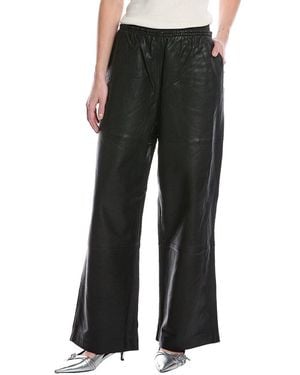 Sea Lucie Leather Pant - Black