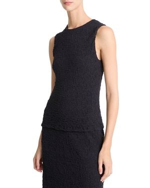 Vince Smocked Shell - Blue