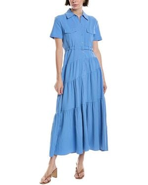 HL Affair Midi Dress - Blue
