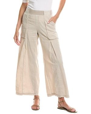 XCVI Charli Linen-Blend Wide Leg Pant - Natural