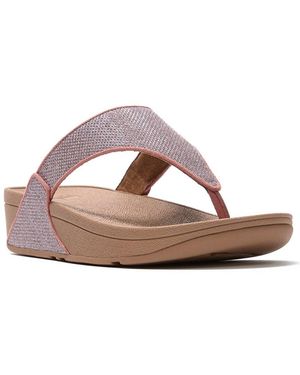 Fitflop Lulu Shimmerglitz Sandal - Pink