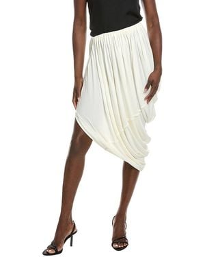 Co. Jersey Draped Skirt - Natural