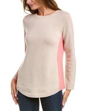 Sail To Sable Round Hem Wool Jumper - Natural