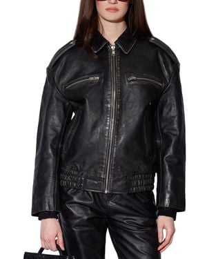 Walter Baker Lance Leather Jacket - Black